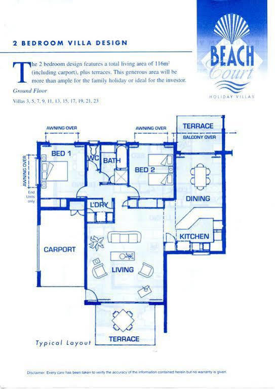 At Beach Court Holiday Villas Airlie Beach Esterno foto